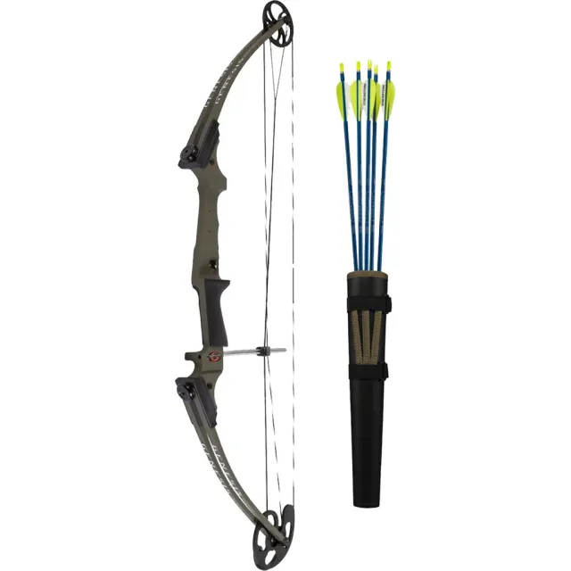 Genesis 12296 Ambush RH Bow Set, 10-20 lb Draw, 15-30" Length, 3.5 lb - Genesis Arms