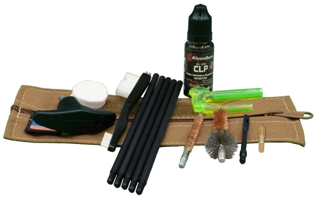 KleenBore KBMLE5.56 Compact Military/LE Rifle Tactical Kit Coyote Case - Kleen Bore - 5.56