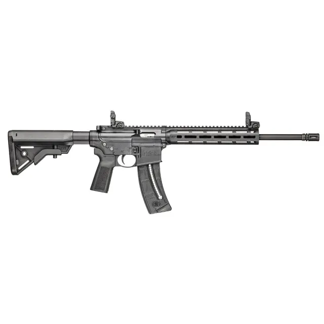USED Smith & Wesson M&P 15-22 Sport Rifle .22 LR 25rd Magazine 16.5 Barrel MBUS Sight and B5 Grip