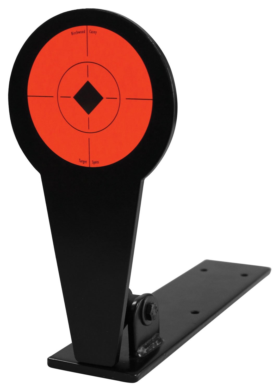 Birchwood Casey 47524 Rimfire Target 4 Inch Steel Black Orange - Birchwood Casey - 4"