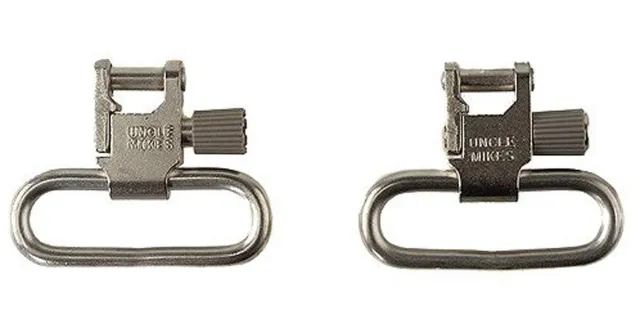 Uncle Mike's 1.25" QD Super Swivel w/ Tri-Lock Nickel Plated - Uncle Mike's - 1.25"