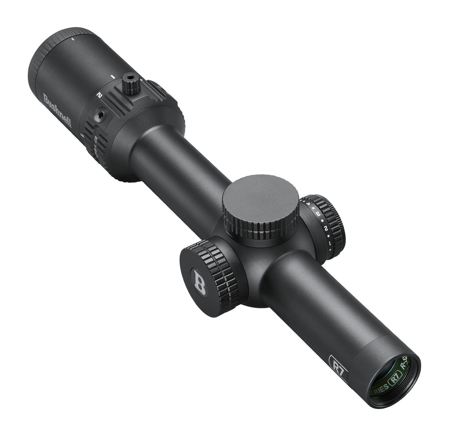 Buy Bushnell R7-1824A2 R7 Riflescope Black Capped Target Turret Second Focal Plane ILLUMINATED FIBER MOA online