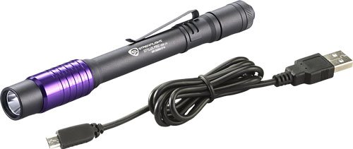 Streamlight 66149 Stylus Pro USB UV LED Penlight Black Anodized Aluminum - Streamlight