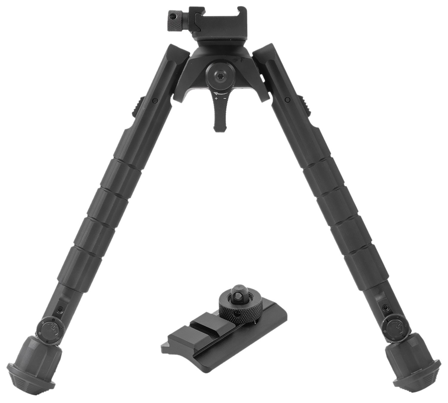 Buy UTG Leapers TLBP03B Bipod Black Anodized 8-12" Aluminum online