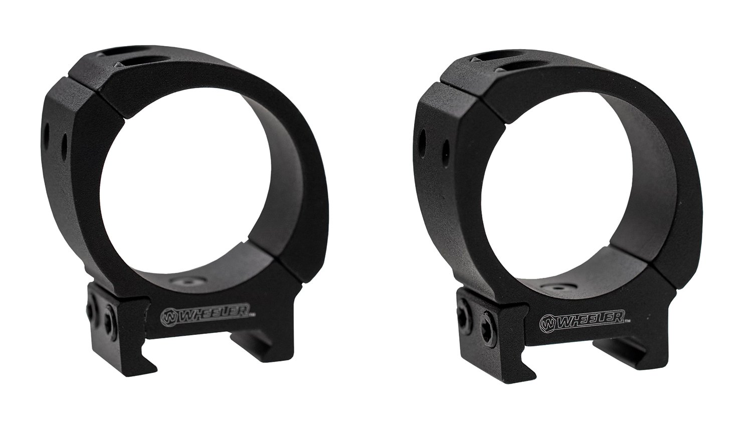 Wheeler 1133754 Delta Sporter Bi-Weaver 34mm Medium Scope Rings Black - Wheeler - 34MM