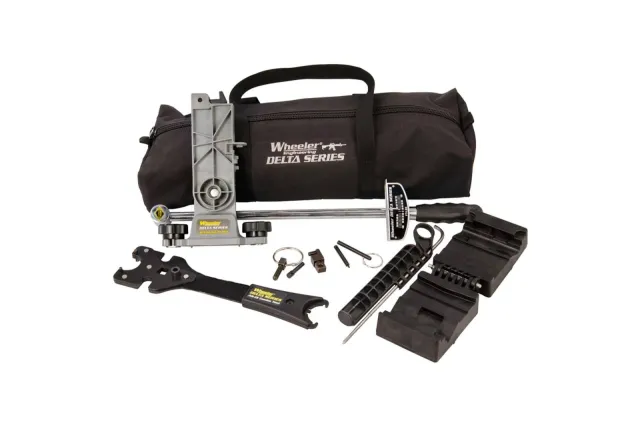 Wheeler Delta Series AR-15 Essential Kit - 7-Piece Armorer's Tools, High-Quality Materials, Black, Model 156111 - Wheeler