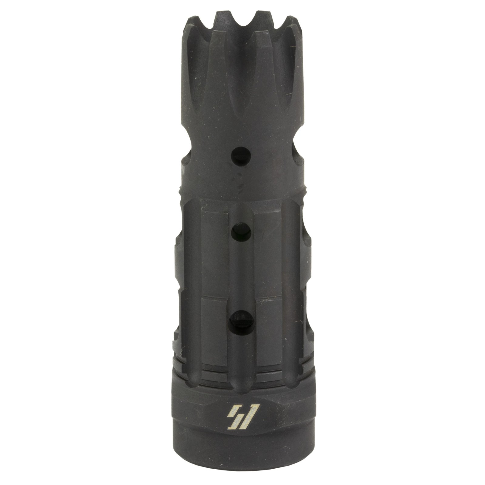 Strike Industries TCCOMP223 Triple Crown Compensator Black Steel 1/2"-28 - Strike Industries - 223 Remington