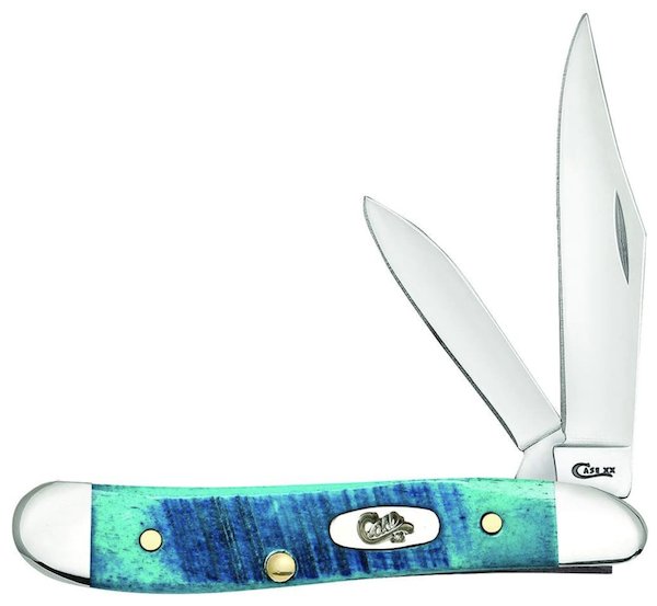 Buy Case Cutlery Peanut 2BL Carbon Blue 2.875" Model 25596 online