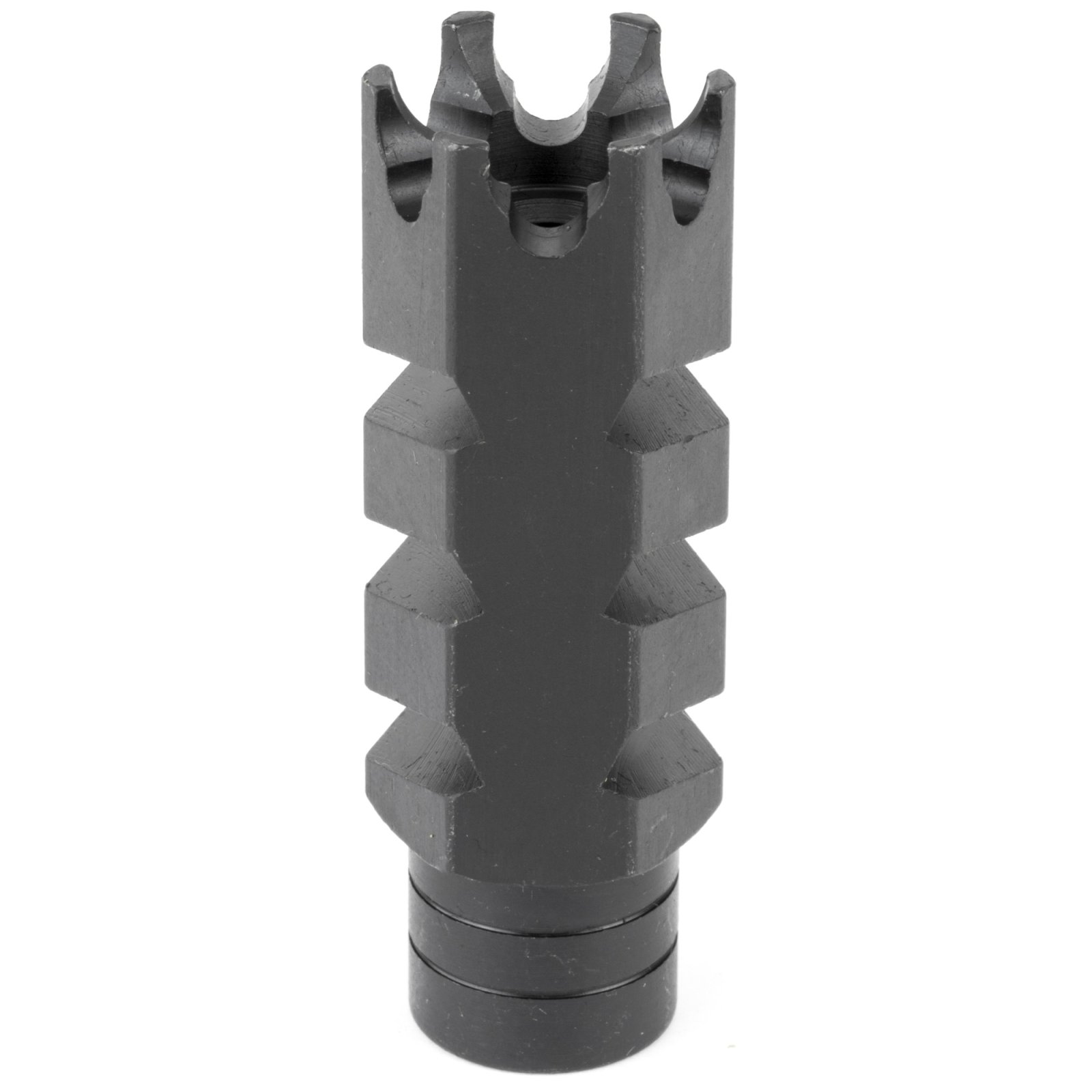 ATI A5102251 Shark Muzzle Brake Black Oxide Steel 1/2"-28 tpi .223/5.56 - GSM Outdoors