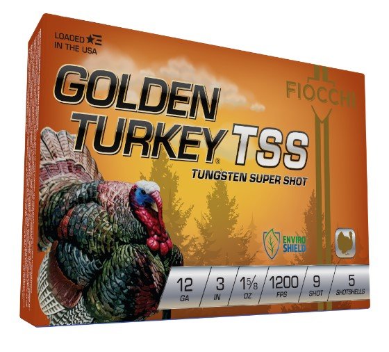 Fiocchi 123TSS9 Golden Turkey TSS 12Gauge 3" 1 5/8oz 9Shot 5 Per... - Fiocchi - 12 GAUGE
