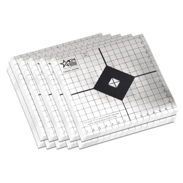 AGM 633150S1 Thermal Target 15cm x 15cm Passive 50 Pack Grid 1cm - AGM Global Vision