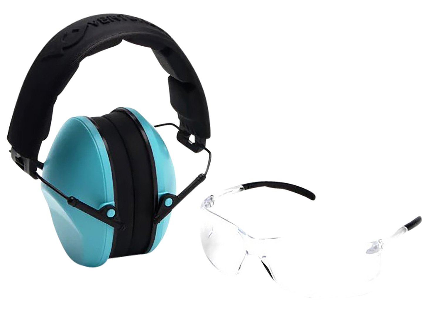 Pyramex Safety VGCOMBO410 Eye & Ear Protection NRR 24dB Powder Blue - Pyramex Safety