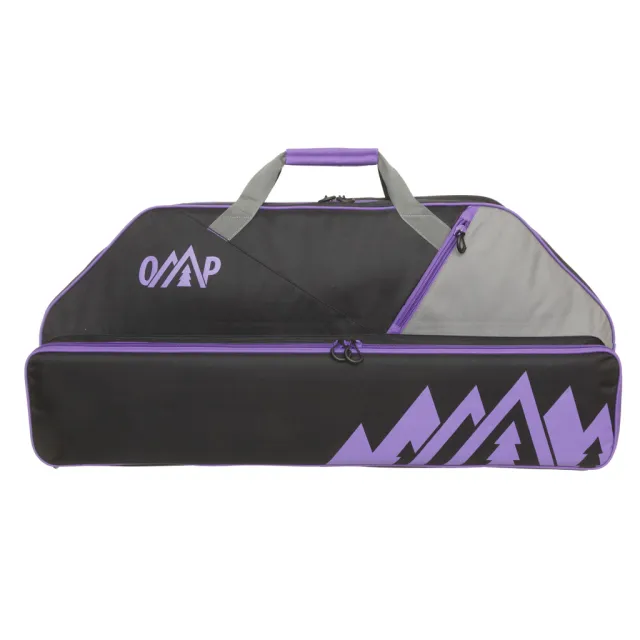 October Mountain 13039 Bow Case Black/Purple 36" Fleece Interior - October Mountain