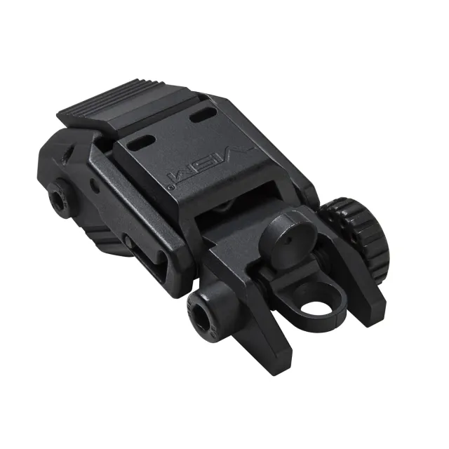 NcSTAR Vism Pro Series AR Flip-Up Rear Sight Black Adjustable - NcSTAR