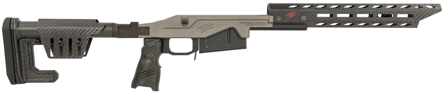 Fierce Firearms LACHSTU Chassis Kit Tungsten Gray Long Action - Fierce Firearms