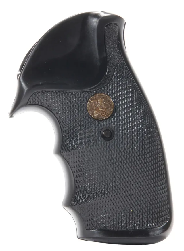 Pachmayr 02521 Gripper Grip Checkered Black Rubber with Finger Grooves f... - Pachmayr