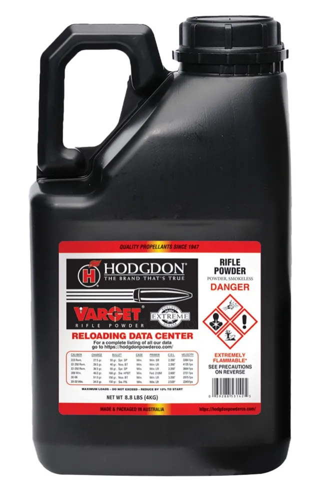 Hodgdon Varget Smokeless Powder 8.8LB (4KG) Keg