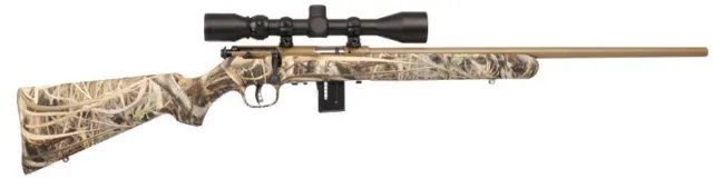 Buy Savage 93 XP Camo 22 Winchester Magnum Rimfire 21 Inch 10 Rounds Tan online