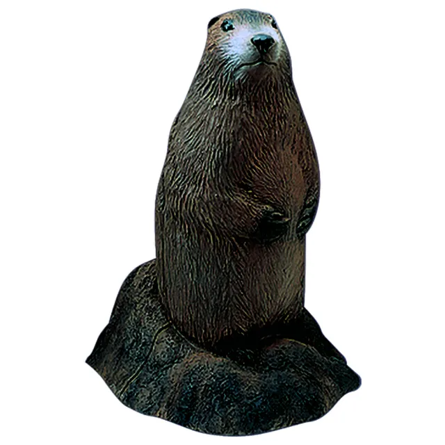 Delta McKenzie 50515 Backyard 3D Woodchuck Target, IBO Rings, 21"x15"x13" - Delta McKenzie