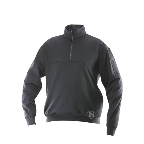 TRU-SPEC Grid Fleece Zip Thru Job Shirt Tactical Fleece Liner - TRU-SPEC