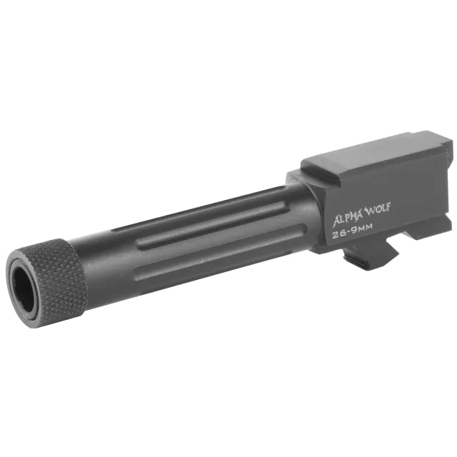 Lone Wolf AW-26TH 9mm Threaded Barrel 1/2x28 for Glock 26, 4.06" Black - Lone Wolf Distributors - 9 MM LUGER