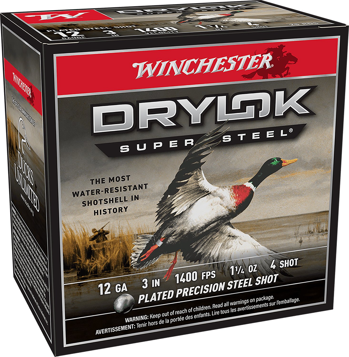 Winchester XSV1234 12 Gauge 3 in 1 1/4 oz 4 Shot 1400 fps 25 Rounds - Winchester - 12 Gauge