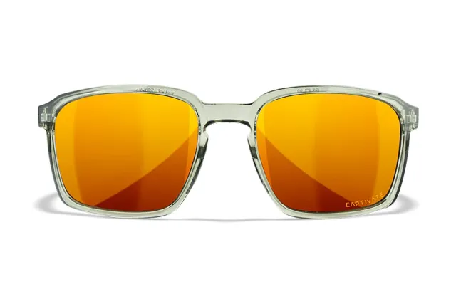 Wiley X Alfa M/L Bronze Mirror Lens Gloss Crystal Light Olive Frame - WILEY X EYEWEAR