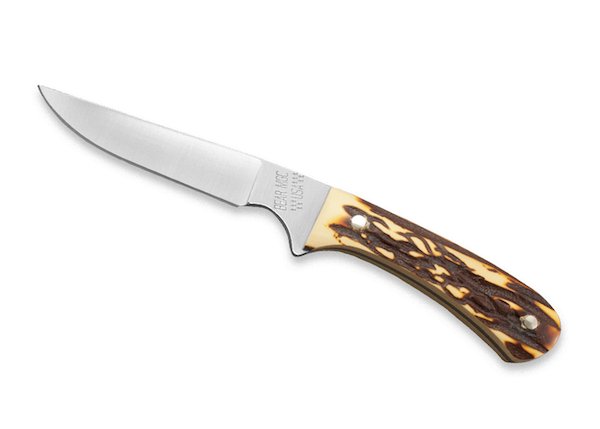Buy Bear & Son 751 6.5" Stag Handle Knife with Leather Sheath online