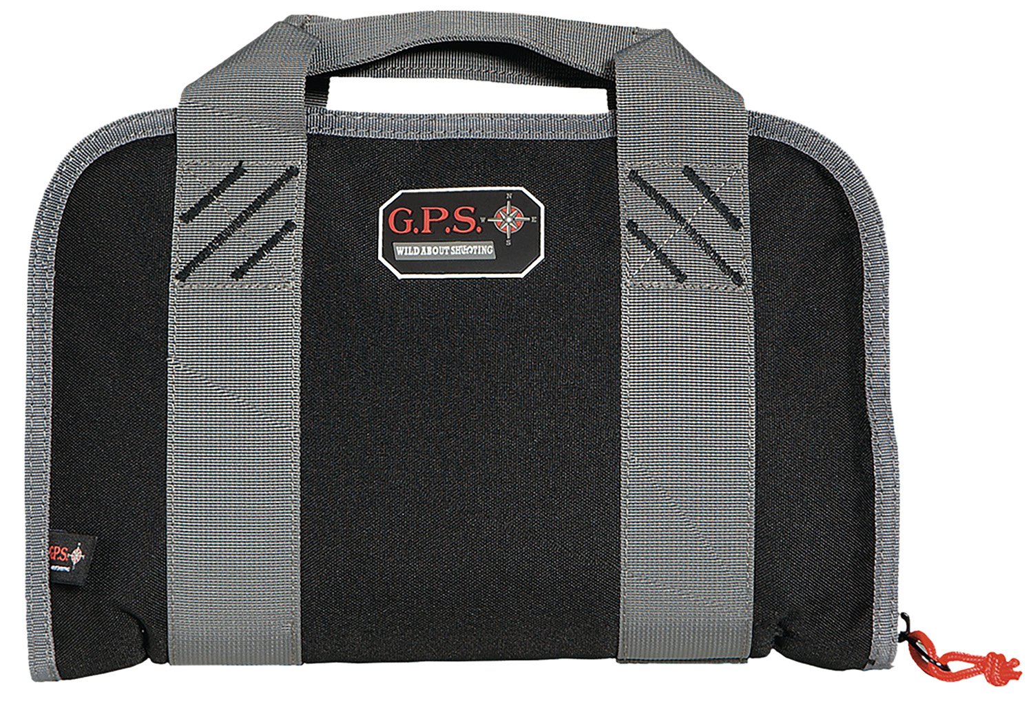 GSM Outdoors Pistol Case Black Soft Up to 2 Compact Pistols - GSM Outdoors