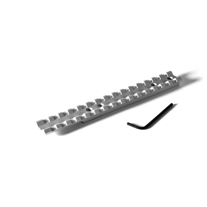 EGW 46110 Picatinny Rail Scope Mount Ruger 10/22 0 MOA Silver Aluminum - EGW