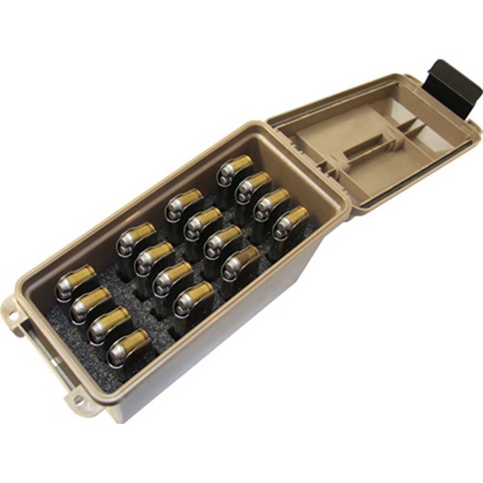 MTMCase-Gard TMC1911 Tactical Mag Can 16 1911 Mags Dark Earth - MTM CASE-GARD - 9mm Luger