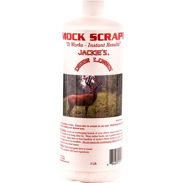 Jackies Deer Lures 123 Mock Scrape Powder 2 lb Pheromones & Urine - Jackies Deer Lures