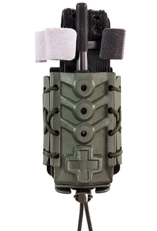 High Speed Gear 11TQK0OD Polymer Tourniquet Taco Red Retention Pouch - High Speed Gear