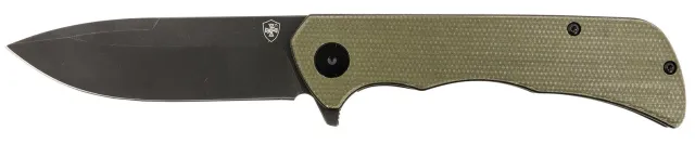 Templar PFMGN321 Paladin 3.27" D2 Steel Folding Knife Green Micarta Handle - TEMP