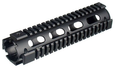 UTG MTU007 AR-15 Mid-Length 9" Drop-In Quad Rail Handguard Black - UTG