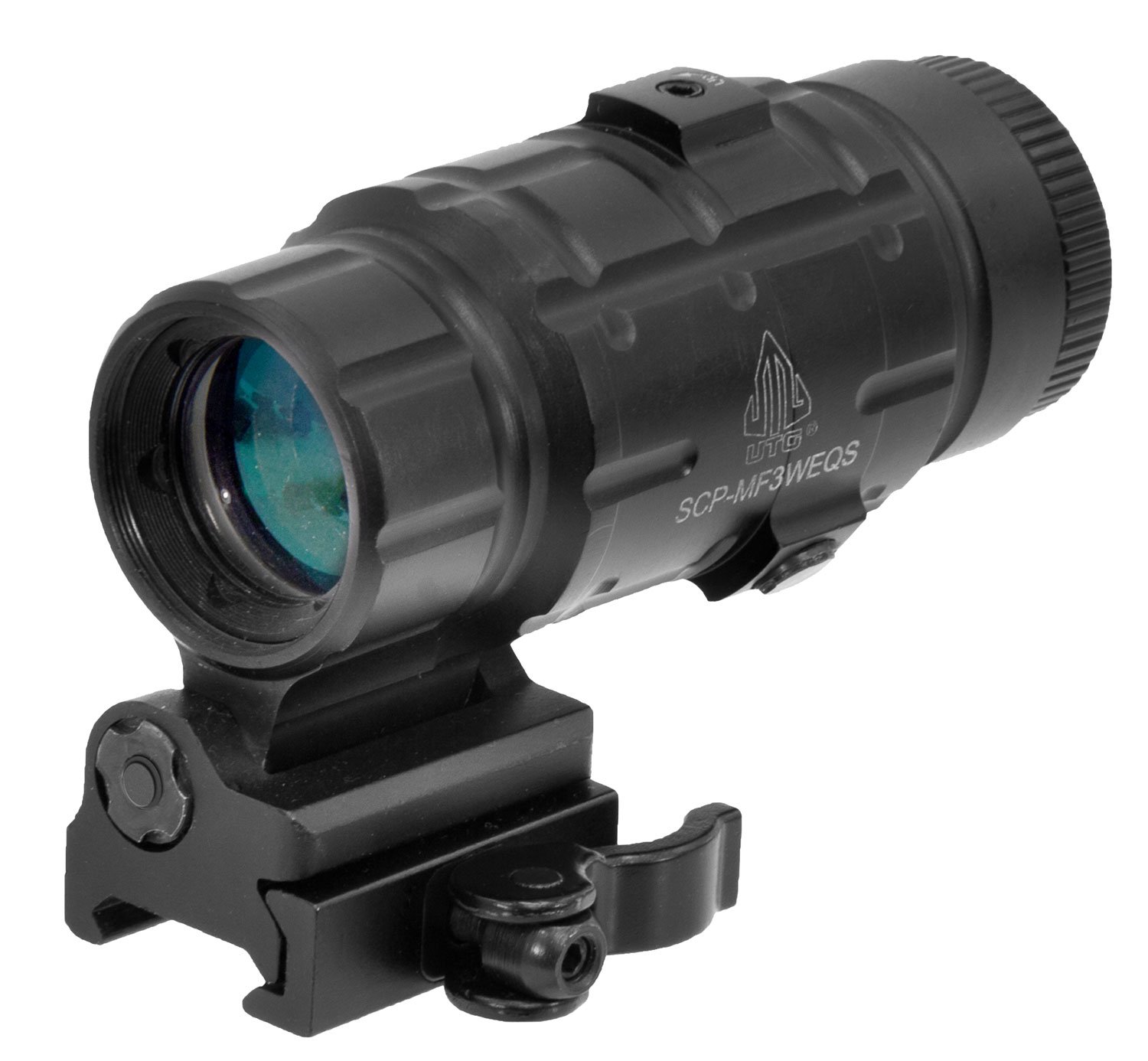 UTG SCPMF3WEQS 3x Magnifier Black Anodized 37 mm - Leapers - 37 MM