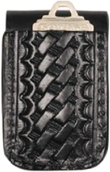 Boston Leather Double Wide Belt Keeper With Key Slot 5498-3