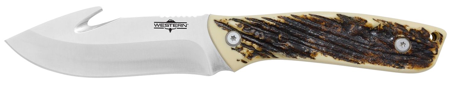 Buy Camillus 19247 Western Crosstrail 4.25" Gut Hook Knife, Titanium Blade online