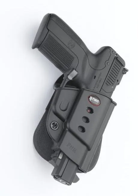 Fobus E2 Paddle Holster FN Five-SeveN Right Hand Polymer Black - First Samco/Fobus