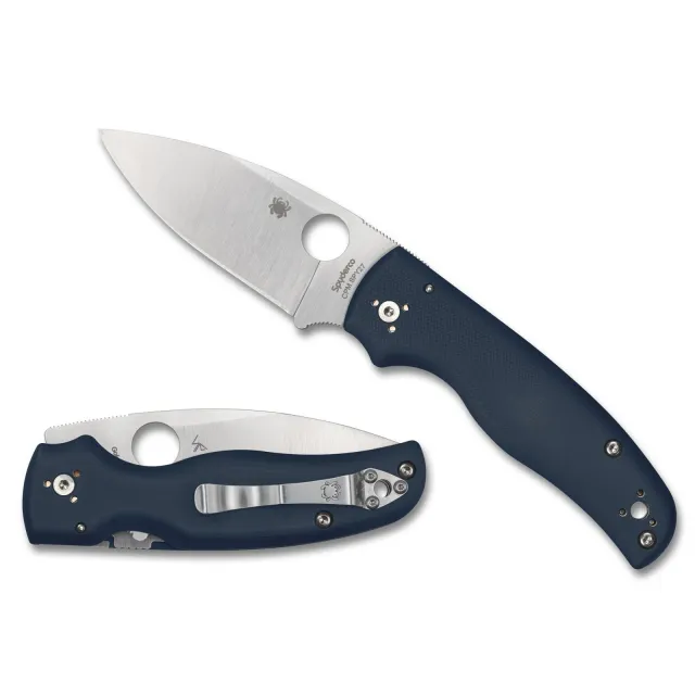 Buy Spyderco C229GPCBL Shaman Cobalt Blue G-10 CPM SPY27 Knife online