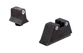 Trijicon GL201C600650 Suppressor Sights for Glock 17 17L Green Orange - Trijicon