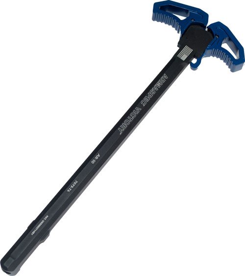 Armaspec ARM162BLUE Victory Charging Handle AR-10 Ambidextrous Blue - Armaspec