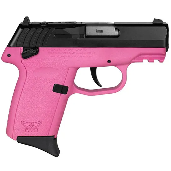 SCCY CPX-1 Gen 3 Red Dot Ready 9mm Pistol - Black/Pink