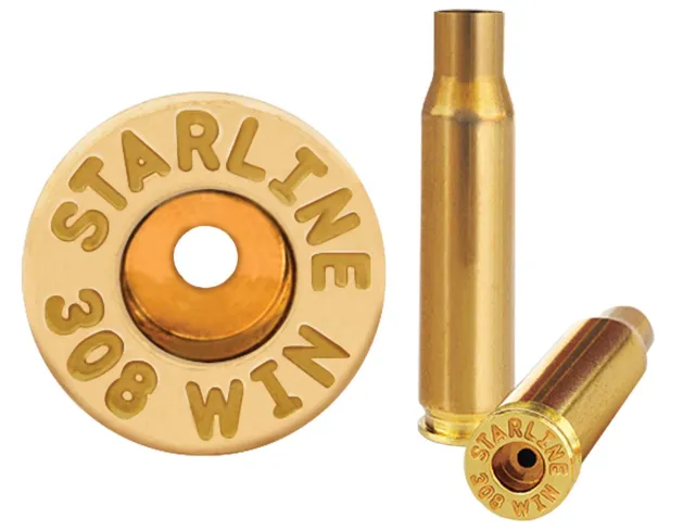 Starline Brass Star308EinEU Unprimed Cases 308 Winchester/7.62 Nato 50/Pack
