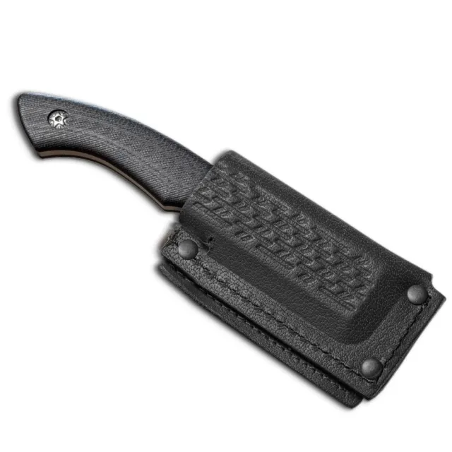 ABKT Elite AB1001 Grunt Fixed Knife 3" 8CR13MOV Blade Black G10 Handle - Rock Ridge Outdoors