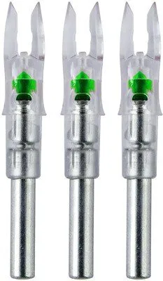 Nockturnal Lighted Nock X-Series Green 3/Pack NT-505 - Nockturnal