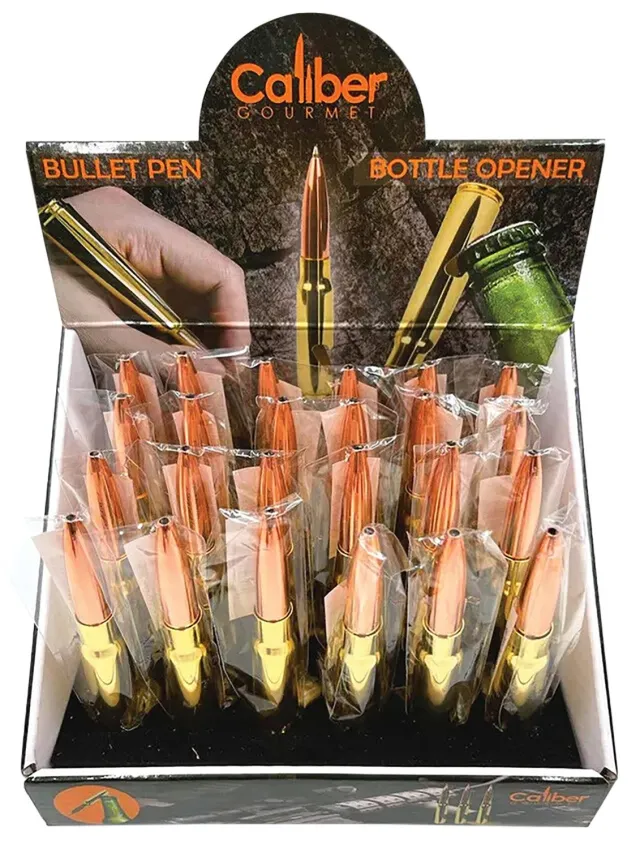 Buy Caliber Gourmet Bullet Pen - Unique Ball Point Design, Ideal Gift for Gun Enthusiasts online
