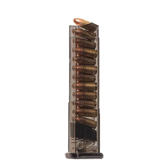 Buy Elite Tactical Systems Pistol Magazine 9mm Luger 12 Rounds Carbon Smoke online