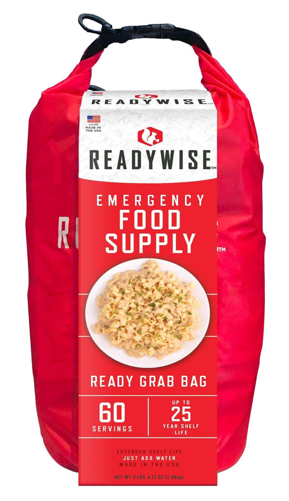Readywise Rw01641 7 DAY Emergency Grab BAG 60 Servings 10 Mylar RW01-641 - Wise Foods, Inc.