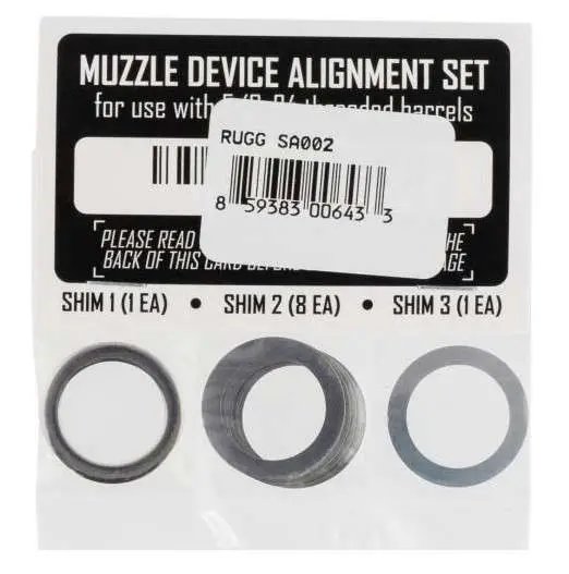 Buy RUGGED SUPPRESSORS 5/8x24 Shim Kit (SA002) online
